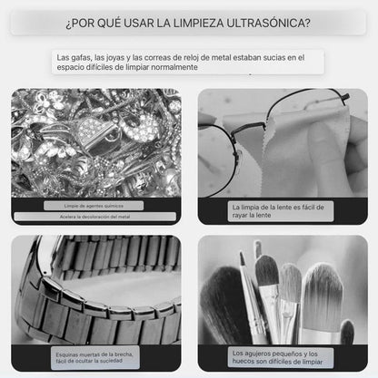 Limpieza Profunda, Resultados Asombrosos: Descubre el Poder Ultrasónico con tus accesorios