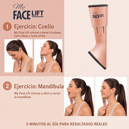 My Face Lift: Menos Papada, Mandíbula Definida y Cuello Firme — Solo 5 Minutos al Día