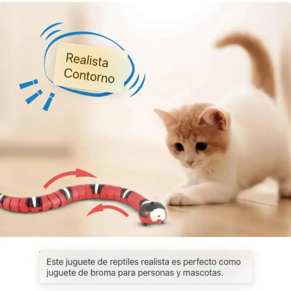 ¡La Serpiente que Entretiene y Mantendrá a tu Gato fascinado por Horas!