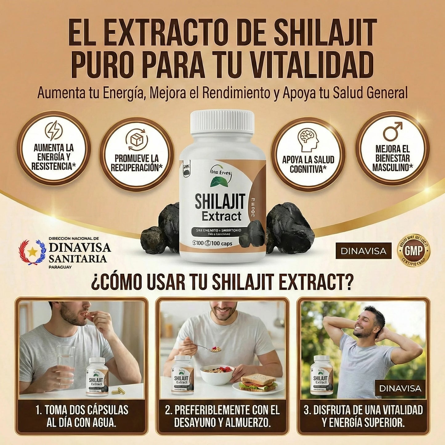Shilajit: Recuperá tu energía, tu vitalidad y tus ganas en UNA SEMANA