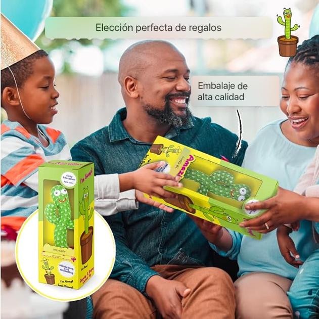 ¡Diversión que Crece Contigo! Descubre el Cactus Danzarín para Niños