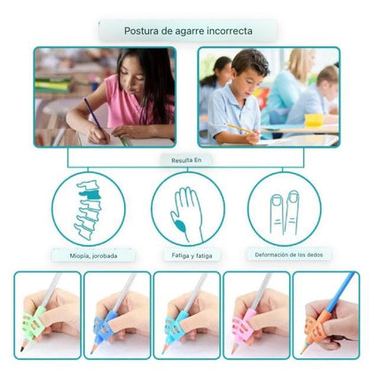 Escribe con precisión con este increíble adaptador para agarre de lápices !