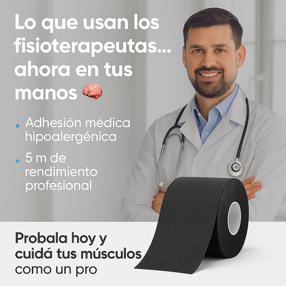 Dile adiós al dolor y evitá lesiones con la cinta kinesiológica más confiable