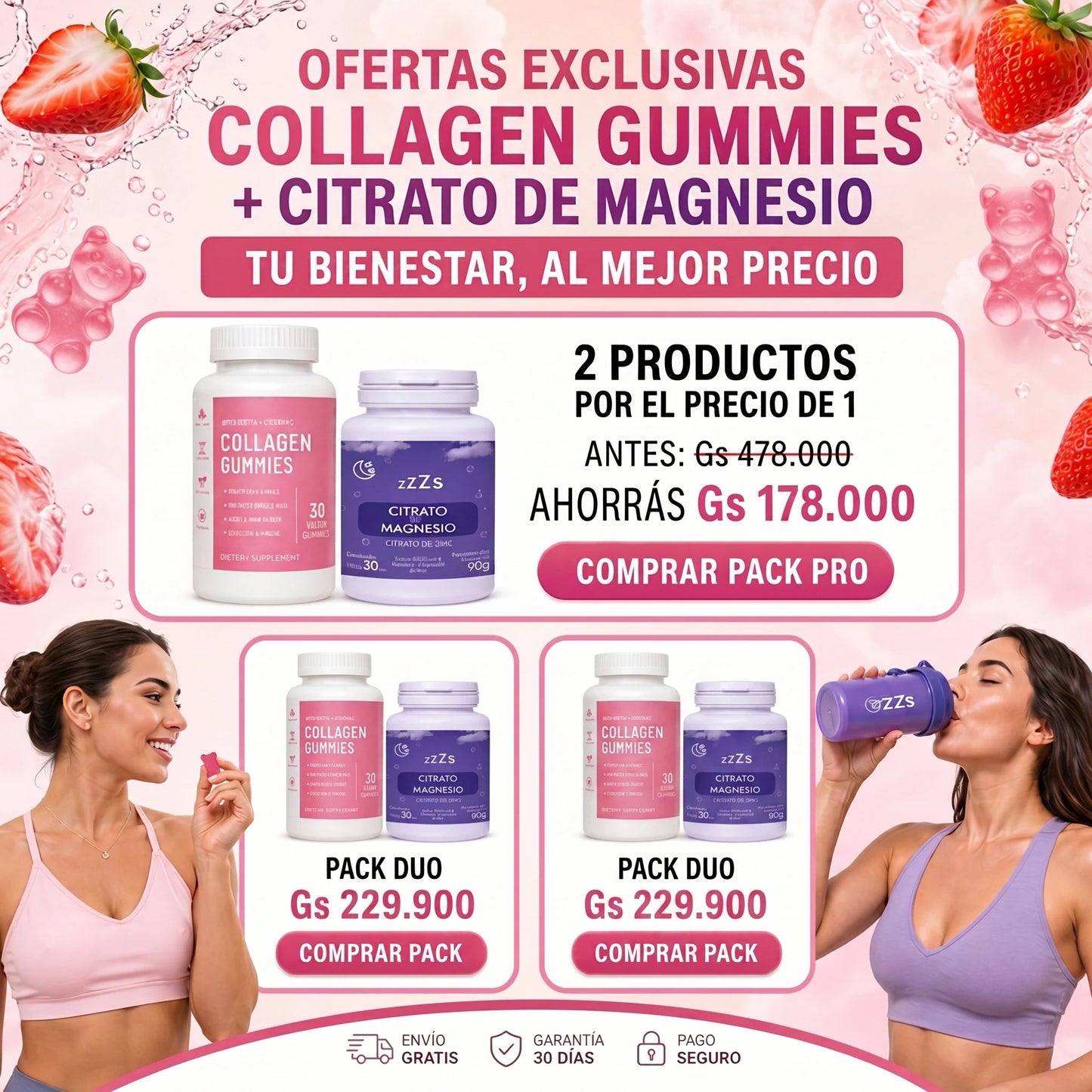 Pack Belleza & Descanso™ | Más Energía, Más Belleza y Menos Estrés