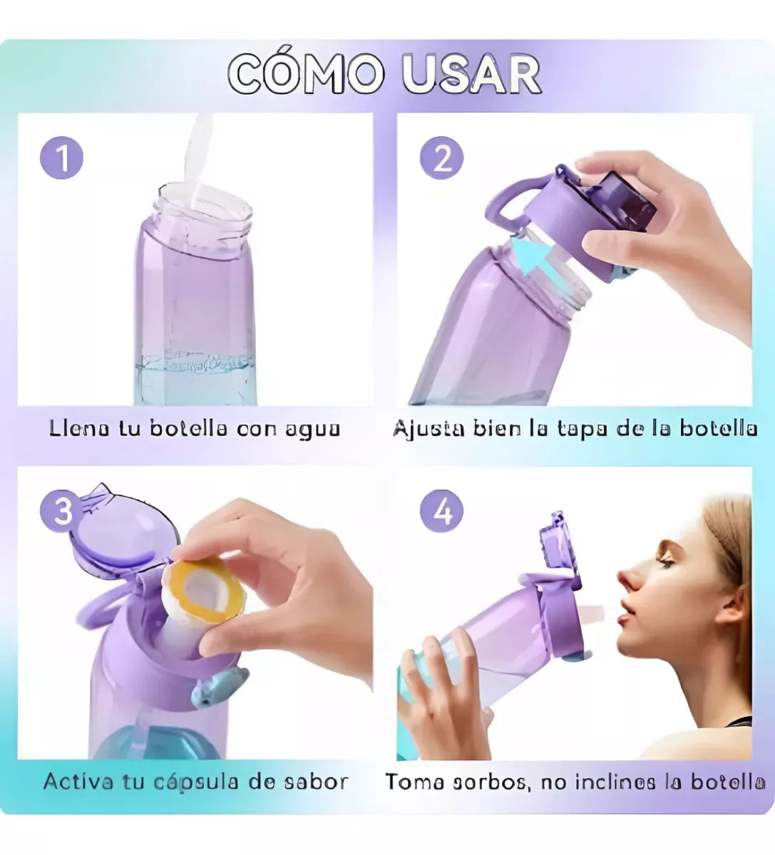 Innovación en hidratación: Disfruta el agua con sabor sin cambiar su pureza