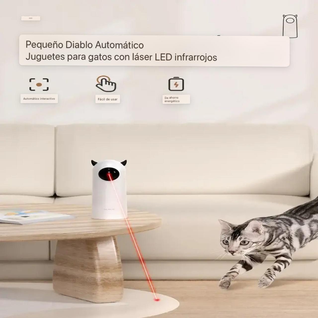 ¡Salta, Persigue, Diviértete! El Láser Infrarrojo automático para Gatos Ágiles y Felices
