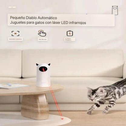 ¡Salta, Persigue, Diviértete! El Láser Infrarrojo automático para Gatos Ágiles y Felices
