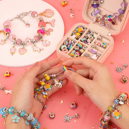 🎁 Kit Completo de Pulseras Mágicas: ¡Crea y Personaliza ! LLEVA  TU JOYERO GRATIS 🌸