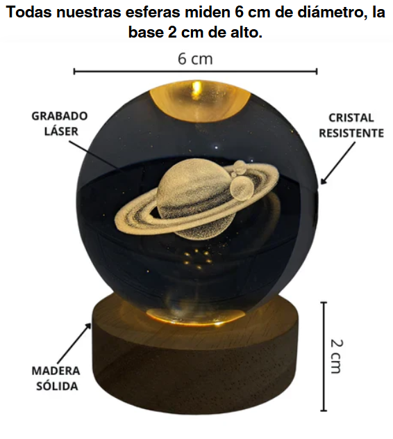 Descubre la Belleza del Espacio con la Lámpara Esfera que Trae el Universo a Ti
