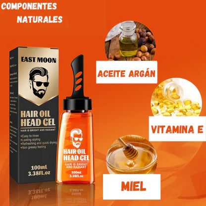 ¡Eleva tu Peinado al Máximo con la Fuerza del Gel de Argán!