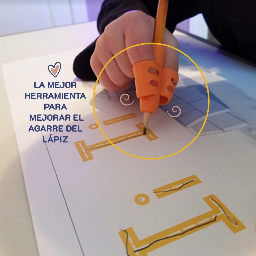 Escribe con precisión con este increíble adaptador para agarre de lápices !