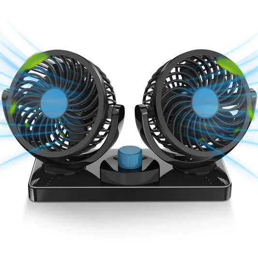 ¡Mantén tu Viaje Fresco y Cómodo con Nuestro Ventilador para Automóvil!