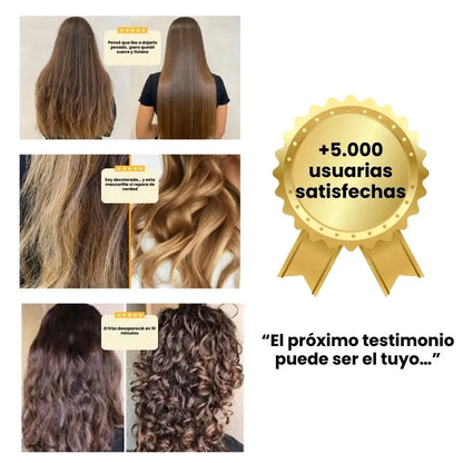 Mascarilla Todo-en-Uno Que Deja tu Cabello Suave, Brillante y Reparado sin Ir al Salón