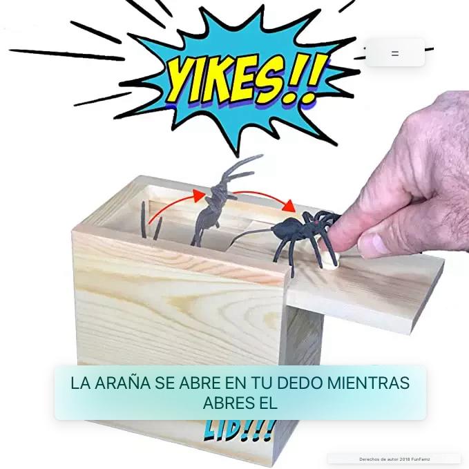 El Susto que Nunca Olvidarás - Caja de Araña para Bromas