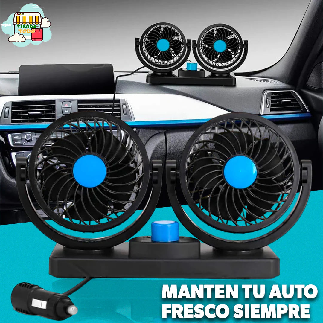 ¡Mantén tu Viaje Fresco y Cómodo con Nuestro Ventilador para Automóvil!