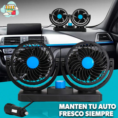 ¡Mantén tu Viaje Fresco y Cómodo con Nuestro Ventilador para Automóvil!