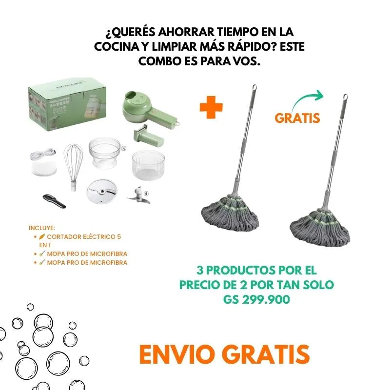 Combo Hogar 3×2 – El Set Completo para Cocina y Limpieza