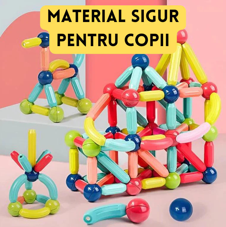 Descubre el Juego de Construcción Magnética – ¡Diversión y Aprendizaje Ilimitados!