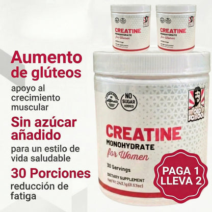 Creatina Para Mujeres. PAGA 1 LLEVA 2 DURACION 60 DIAS