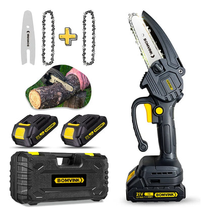 Corta Troncos en Segundos con la Mini Motosierra Más Potente