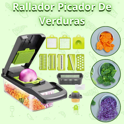Ahorra tiempo en la cocina con este práctico cortador de verduras
