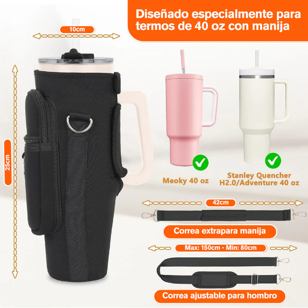 ¡Lleva tu termo a todas partes con estilo y comodidad!
