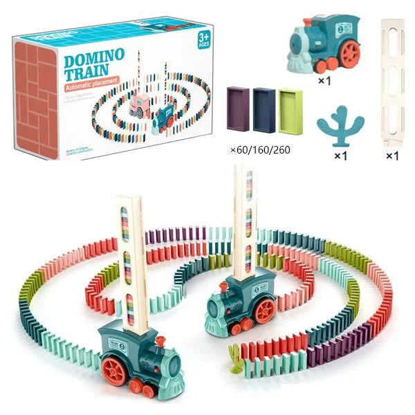 ¡Revoluciona la Diversión en Casa con el Tren de Dominó Automático!