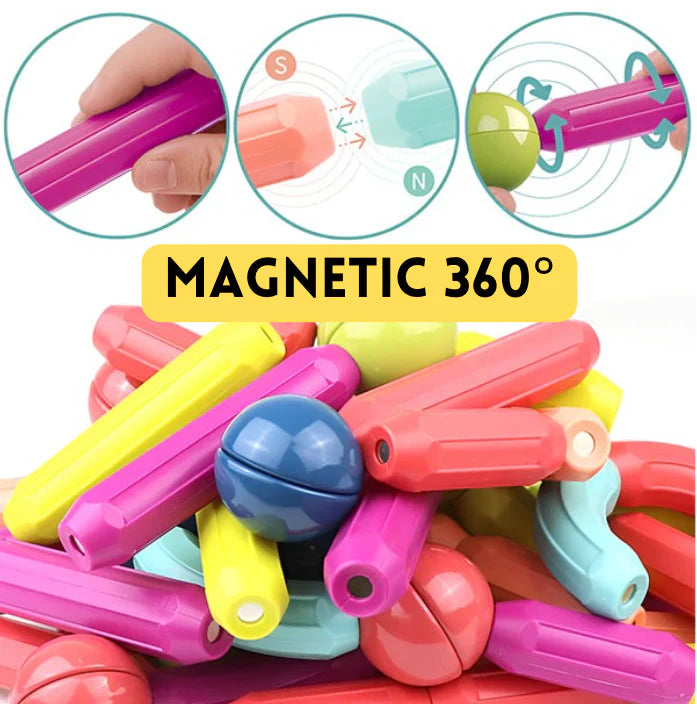 Descubre el Juego de Construcción Magnética – ¡Diversión y Aprendizaje Ilimitados!