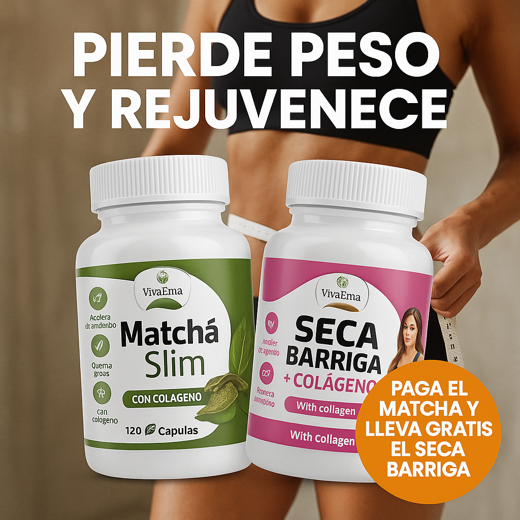 ¡El Secreto para Verte Joven y Sentirte Ligero! Conoce Matchá Slim + Seca Barriga