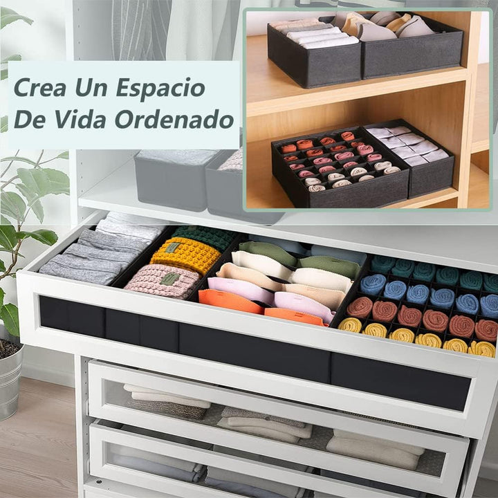 Pack de 4 Organizadores: Todo en Orden, de Cajones a Armario