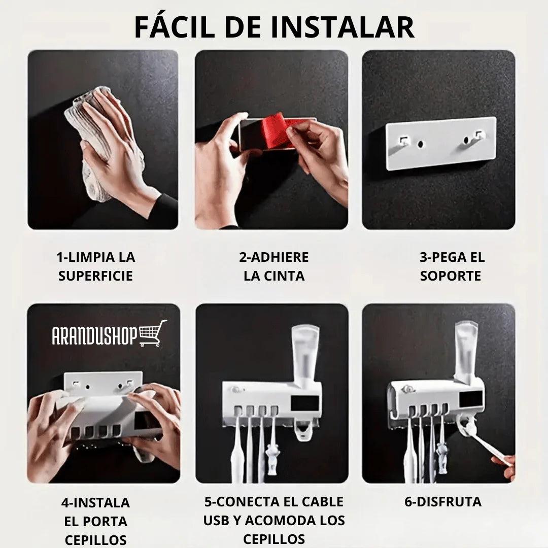 Innovación para tu salud: Dispensador y esterilizador de cepillos en uno