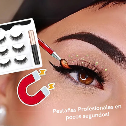 ¡Luce una Mirada de Impacto en Segundos con Nuestras Pestañas Magnéticas!