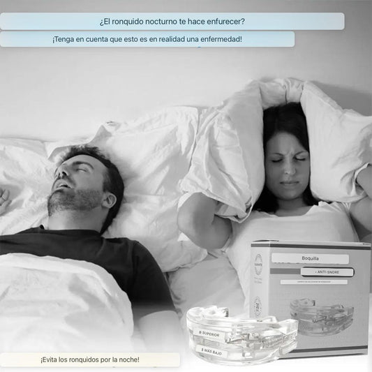 Despídete de los Ronquidos y molestias, Mejora tu Descanso ¡Prueba Hoy!