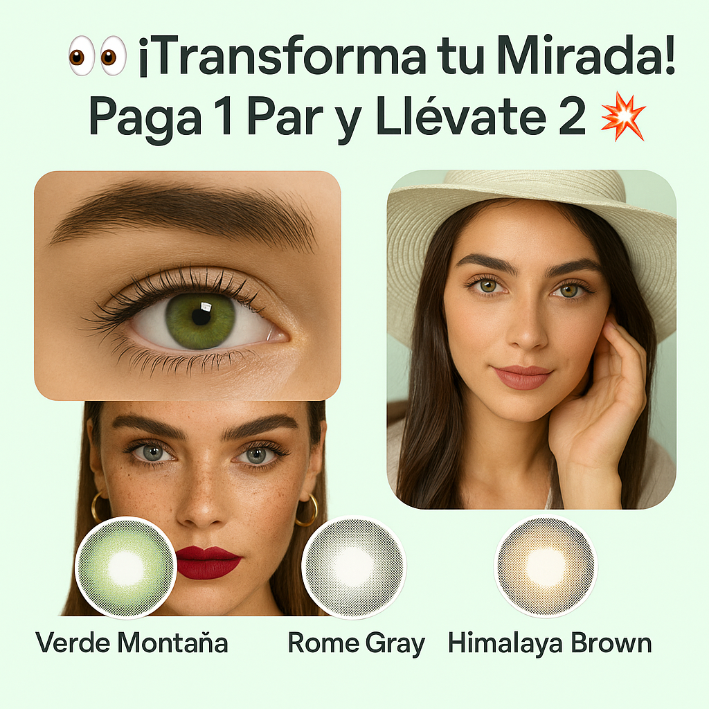Lentes de Contacto de Color: Realismo, Comodidad y Promoción Exclusiva
