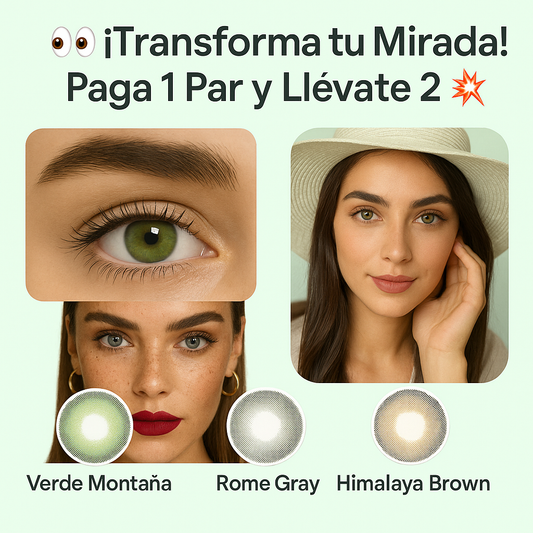 Lentes de Contacto de Color: Realismo, Comodidad y Promoción Exclusiva