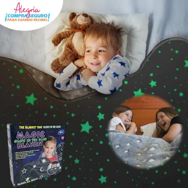 Cielo Estrellado en tu Cama: Descubre la Magia de Nuestra Cobija que Brilla en la Oscuridad
