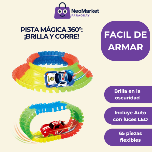 ¡Diversión sin límites con la Pista Mágica 360°!
