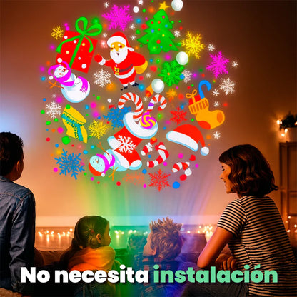 Proyector para Iluminar tu hogar con la magia de la Navidad