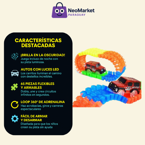 ¡Diversión sin límites con la Pista Mágica 360°!