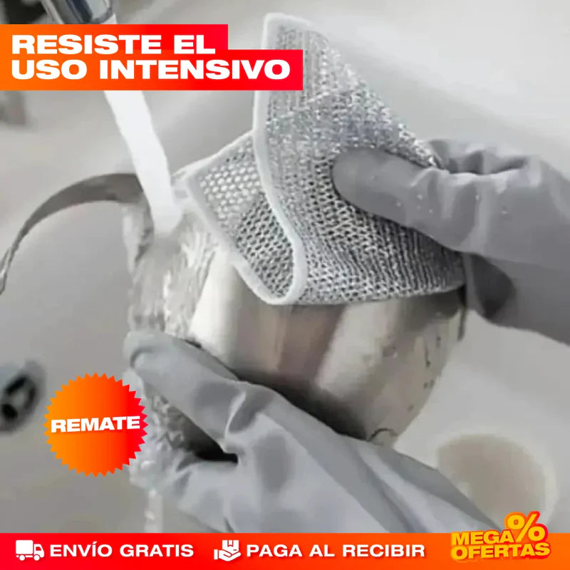 Set x10 Súper Paños con Alambre de Acero ¡Resisten Todo!