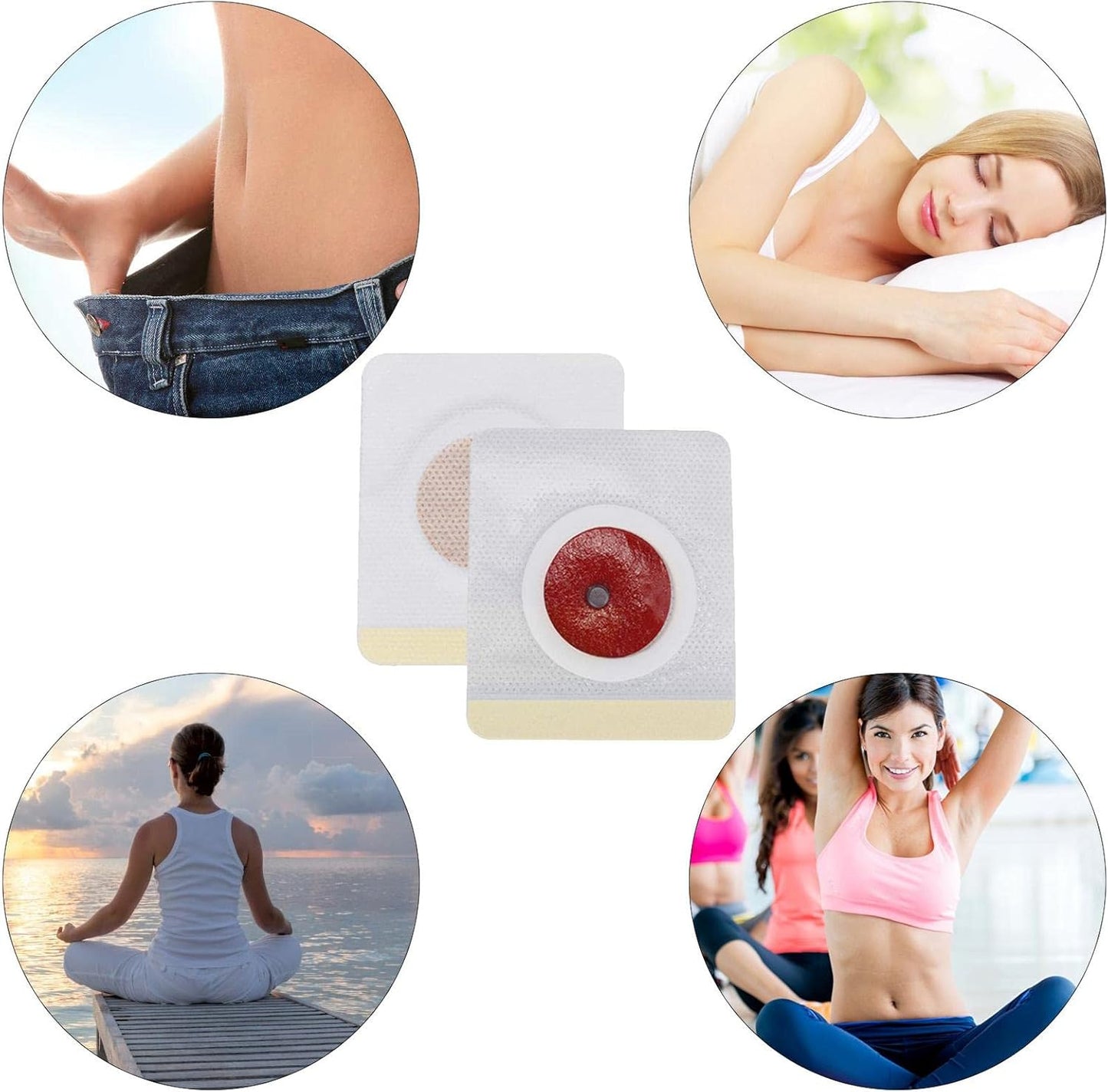 Pierde Medidas Sin Esfuerzo con Parches Herbales Detox ¡30 Unidades!