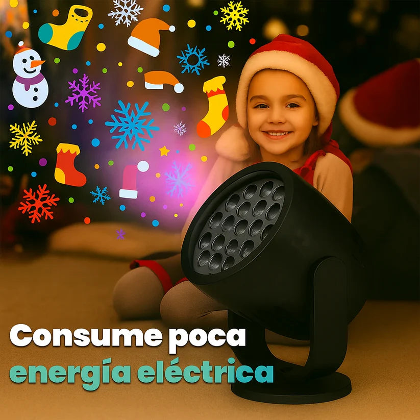 Proyector para Iluminar tu hogar con la magia de la Navidad