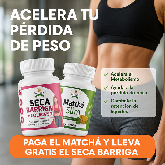 ¡El Secreto para Verte Joven y Sentirte Ligero! Conoce Matchá Slim + Seca Barriga
