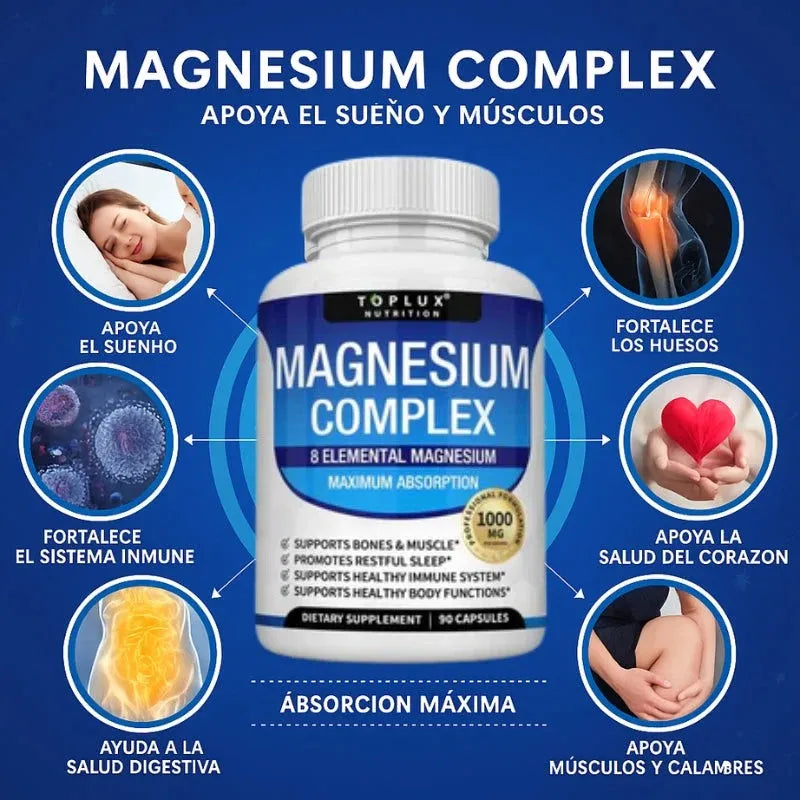💪 El Complejo de Magnesio que tu cuerpo realmente absorbe