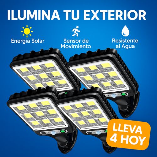 Ilumina tu hogar con energía solar LLEVA HOY 4 LAMPARAS