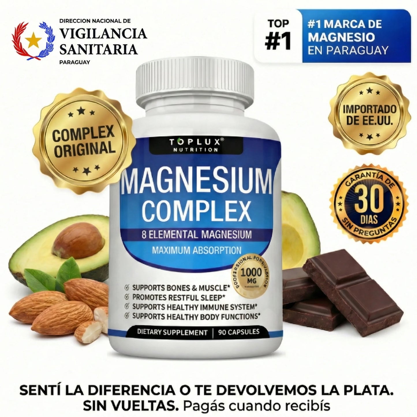Magnesio Complex™ 8 en 1 💊 100% Original de EE.UU - PAGA 1 LLEVA 2